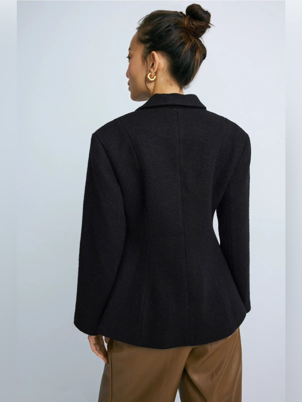 Modern Citizens Marina Wool-Blend Sculptured Blazer (0333) - Picture 2 of 10